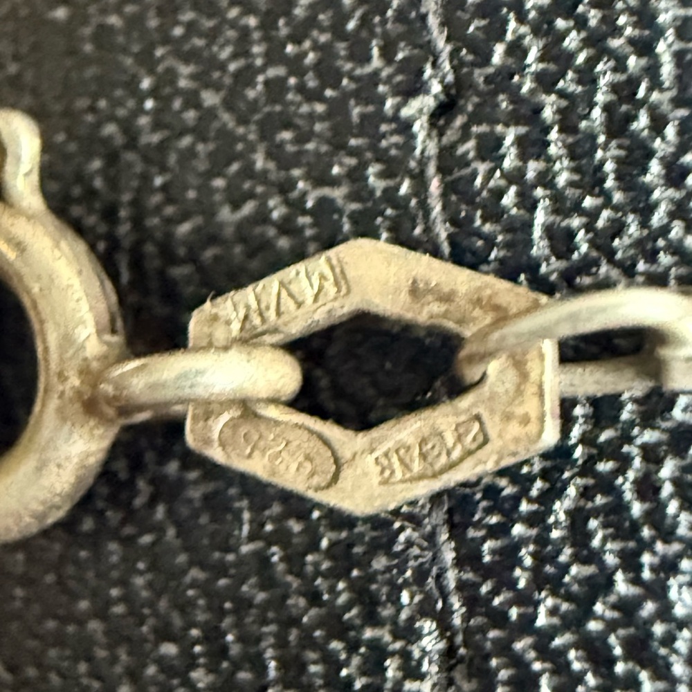 Vintage Sterling  Silver Puffy Duck Pendant Necklace - Picture 9 of 14